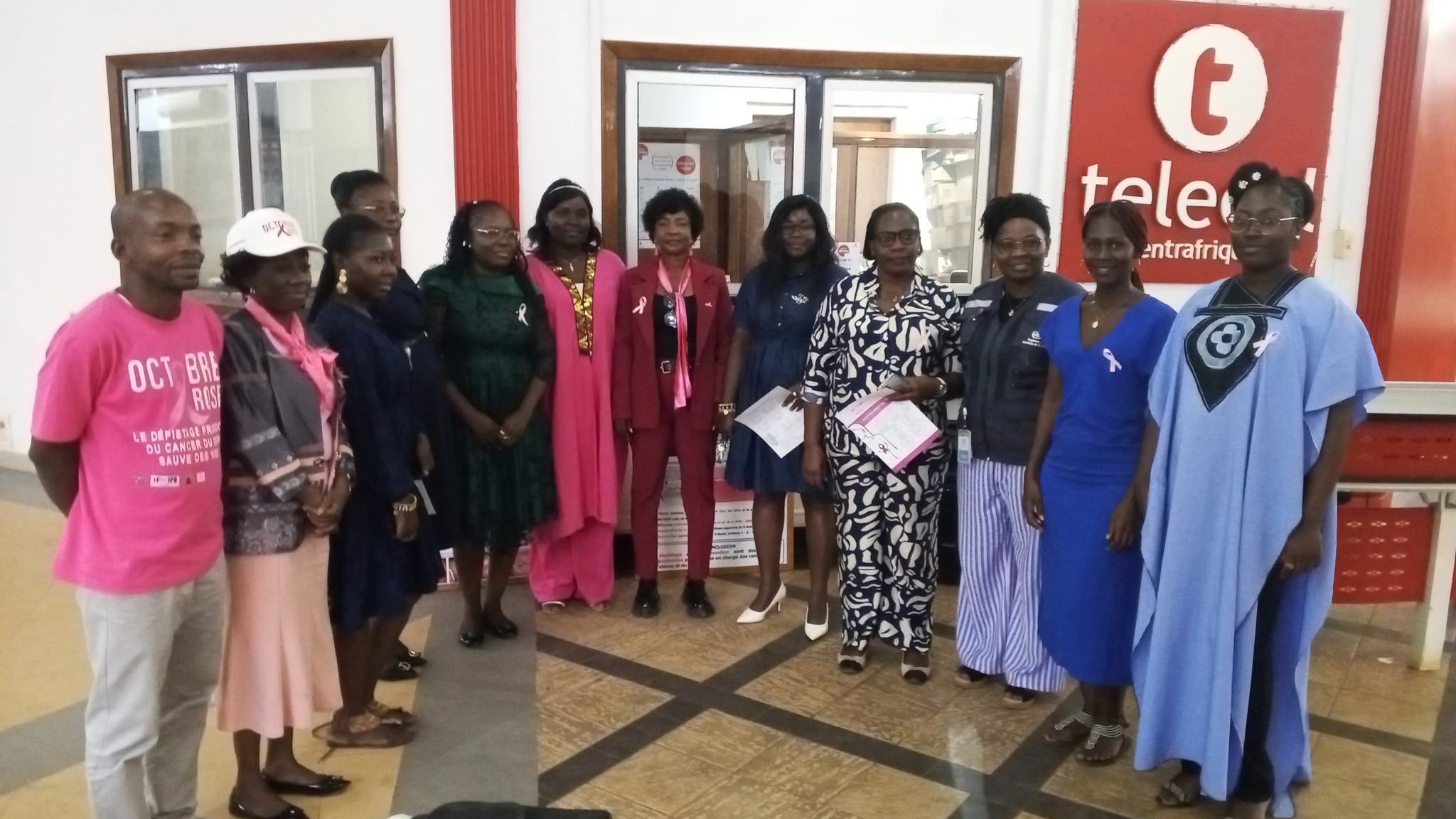 L&rsquo;Institut Pasteur de Bangui et la Fondation Tina TOUADERA : OCTOBRE ROSE